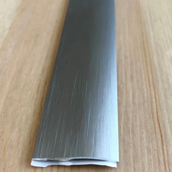 0.93m Long Brushed Aluminium Door Floor Bar Edge Trim Threshold Ramp