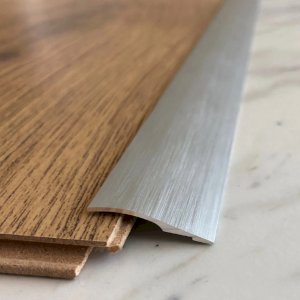 0.93m Long Brushed Aluminium Door Floor Bar Edge Trim Threshold Ramp