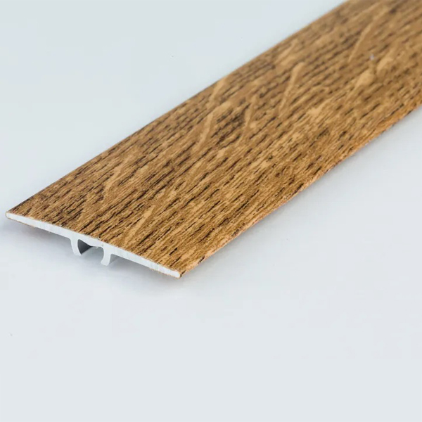 1.8m Flat Aluminium Wood Effect Door Edging Bar Trim Threshold Laminate