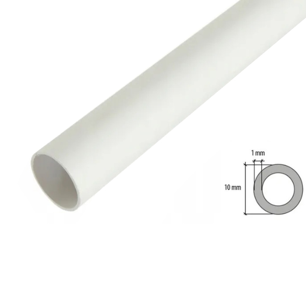 1 Meter Long PVC Round Tube / Pipe