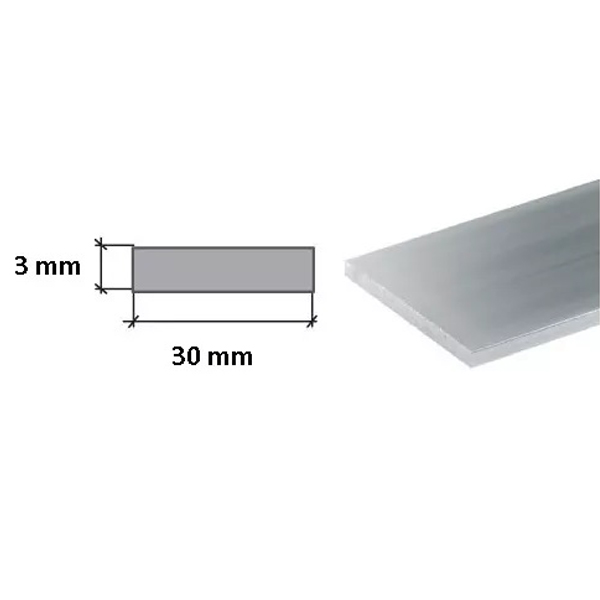 1 Metre Aluminium Flat Bar / Plate