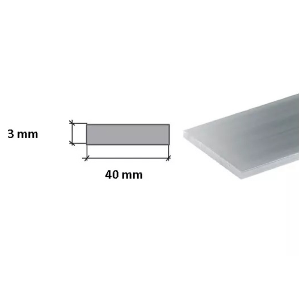 1 Metre Aluminium Flat Bar / Plate