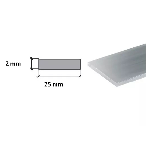 1 Metre Aluminium Flat Bar / Plate