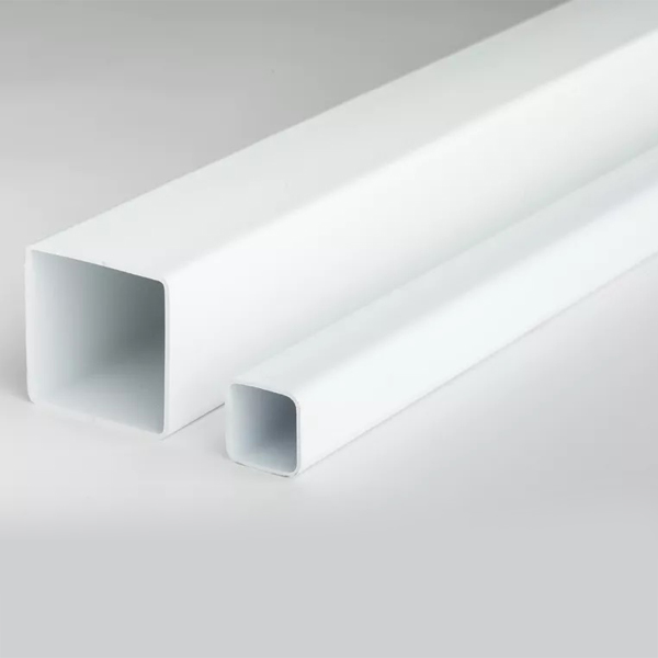 1 Metre Plastic Square Tubes, PVC Box Section, Square PVC Pipe