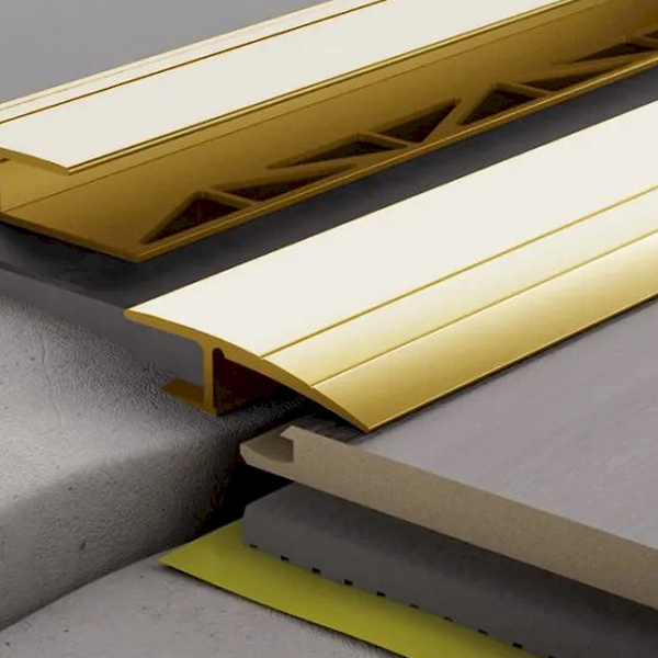 1m Aluminium Door Edging Floor Trim-Threshold- ZET O Profile