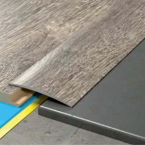 1m Self-adhesive Aluminium Wood Effect Door Edging Floor Trim Threshold