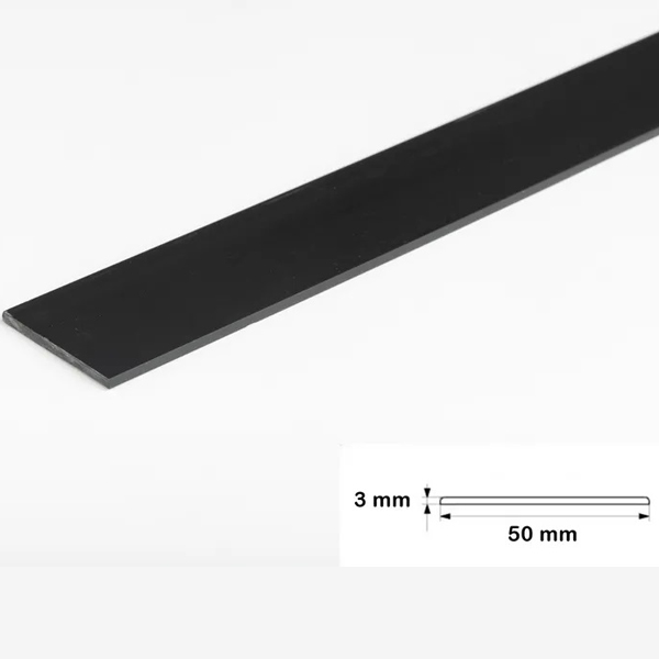 2.5 Metre Durable PVC Flat Bar Trim Architrave, Cover