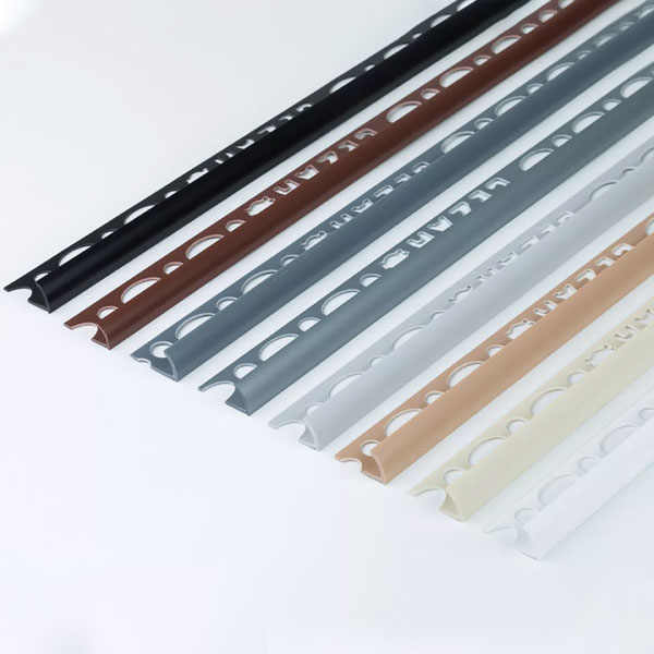 2.5m Round Edge PVC Tile Trims