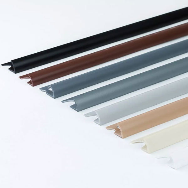 2.5m Round Edge PVC Tile Trims