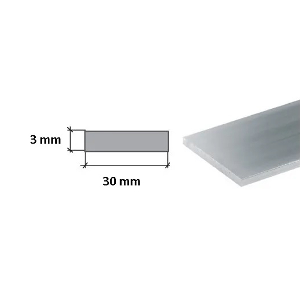 2 Metre Aluminium Flat Bar / Plate