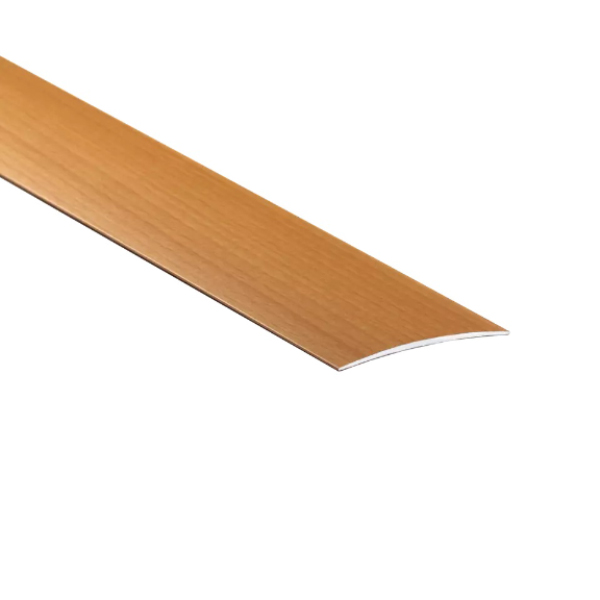 2 Metre Long Self-Adhesive Aluminium Wood Effect Door Edging Floor Trim Threshold