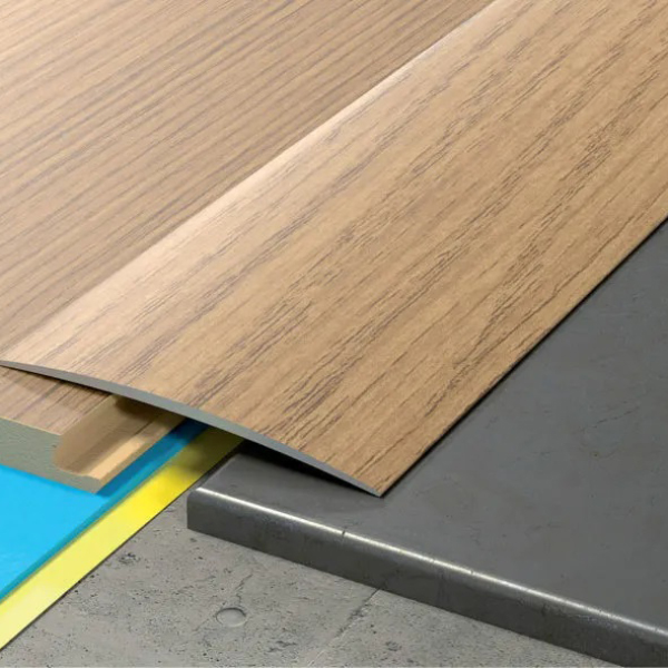 2 Metre Long Self-Adhesive Aluminium Wood Effect Door Edging Floor Trim Threshold