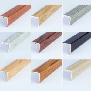 30 x 30mm UPVC Wood Effect Stair Edge Nosing -Trim- Edging Nosing 