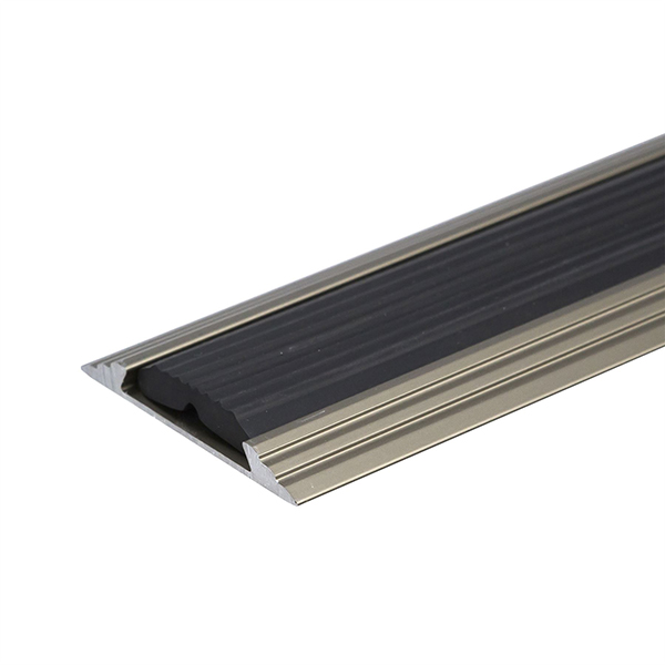 50mm Anodised Aluminium Anti Non Slip Door Bar Edge Trim Threshold Profile