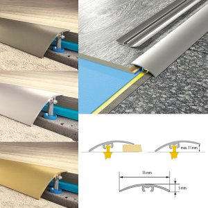 Almunium Door Bars Threshold Strip Transition Trim Laminate Tiles