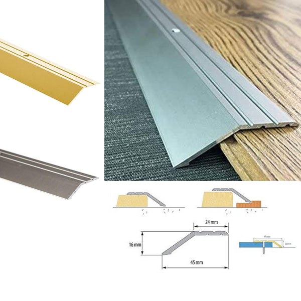 Aluminium Door Trim For Laminate Floors at Different Levels