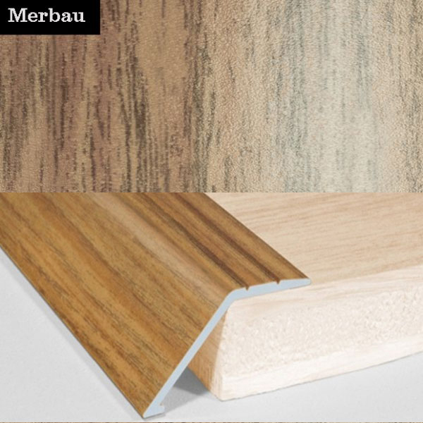 Aluminium Wood Effect Door Floor Trim Carpet Threshold Ramp