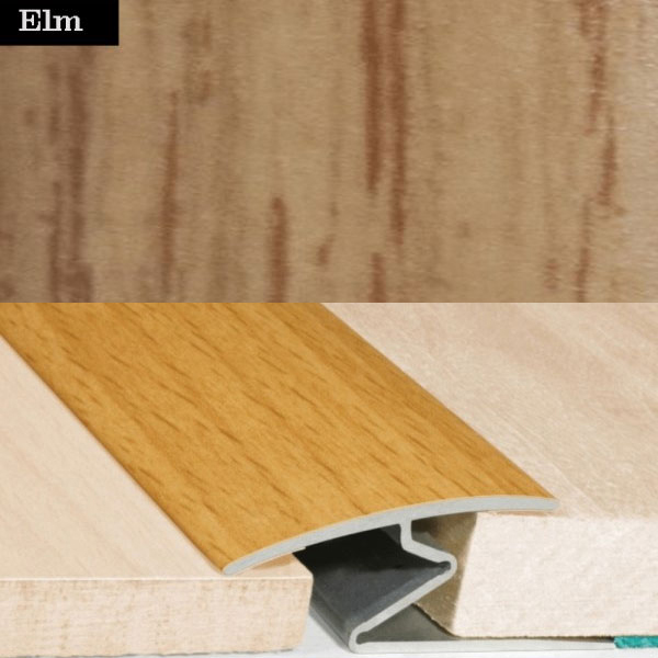 Aluminium Wood Effect Door Thresholds For Vinyl, Carpet, Laminate, Wooden Floors