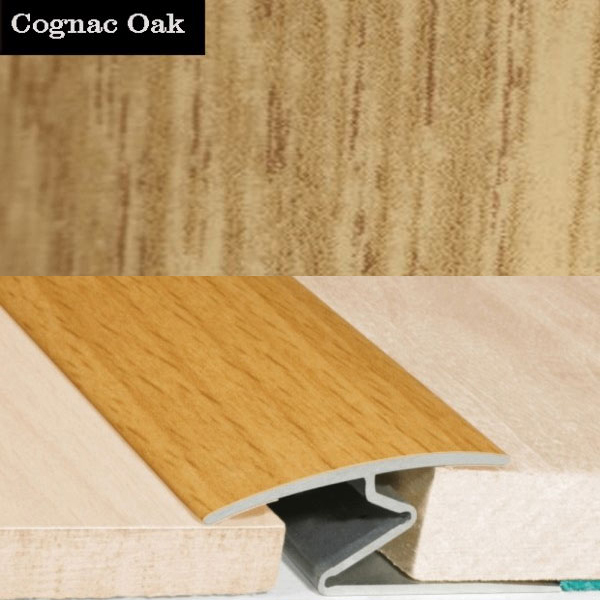 Aluminium Wood Effect Door Thresholds For Vinyl, Carpet, Laminate, Wooden Floors