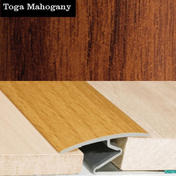 Aluminium Wood Effect Door Thresholds For Vinyl, Carpet, Laminate, Wooden Floors