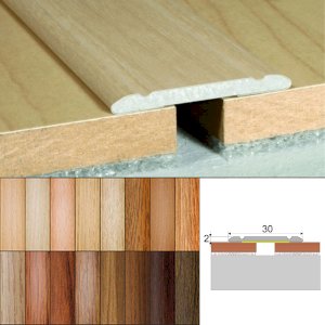 Aluminium Wood Effect Self Adhesive Door Threashold Door Floor Trim