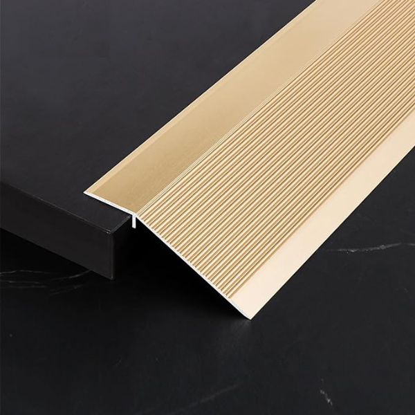 Aluminum Floor Transition Strip Flooring Reducer, Suitable for Doorways Threshold Ramp Tile Laminate