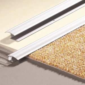 Carpet to Tile Wood Laminate Metal Z Door Bar Trim Threshold