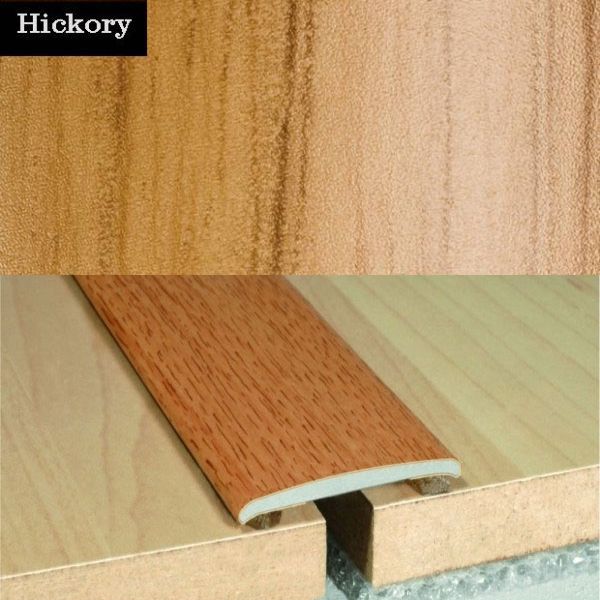 Flat Aluminium Wood Effect Door Threasholds Self Adhesive