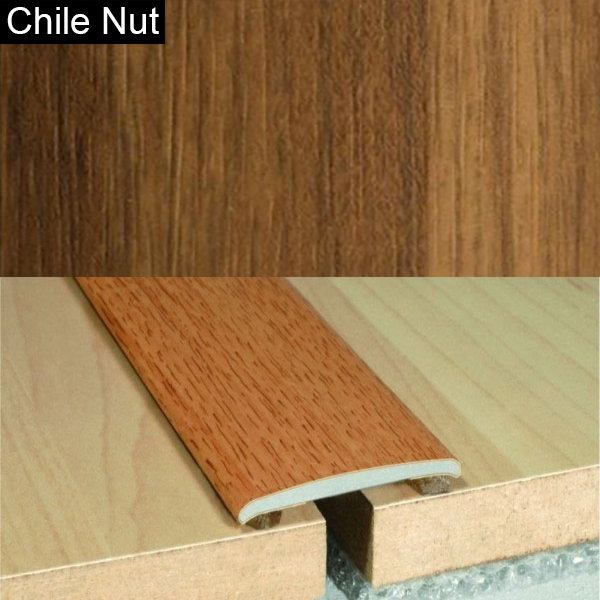 Flat Aluminium Wood Effect Door Threasholds Self Adhesive