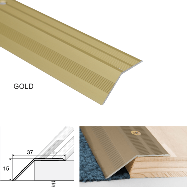 Non Slip Aluminium Door Floor Trim Carpet Thresholds Ramp