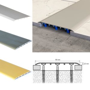 Push In Profile Cover Aluminium Door Bars Threshold