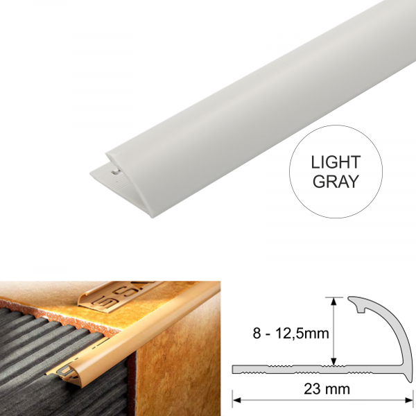 Round Edge PVC Tile Trims Quadrant Tile