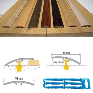 UPVC Wood Effect Door Edging Floor Trim Threshold