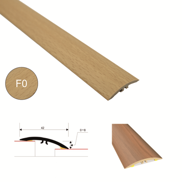 UPVC Wood Effect Door Threshold Self Adhesive