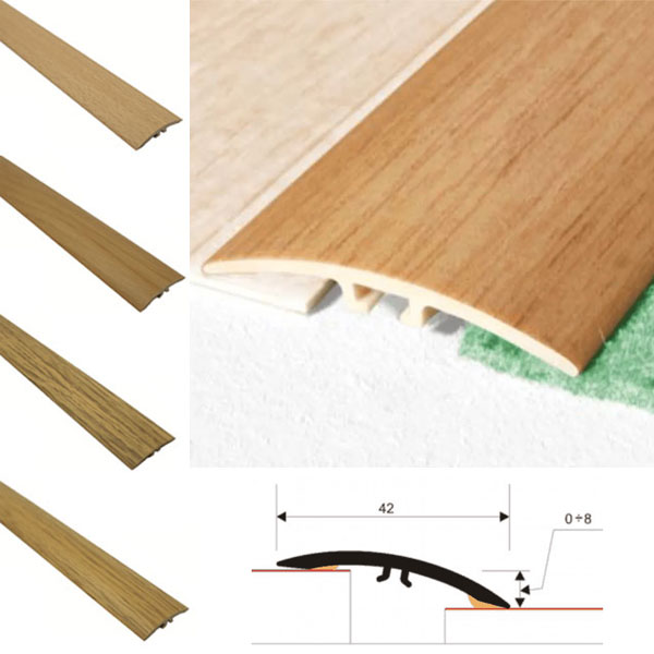 UPVC Wood Effect Door Threshold Self Adhesive