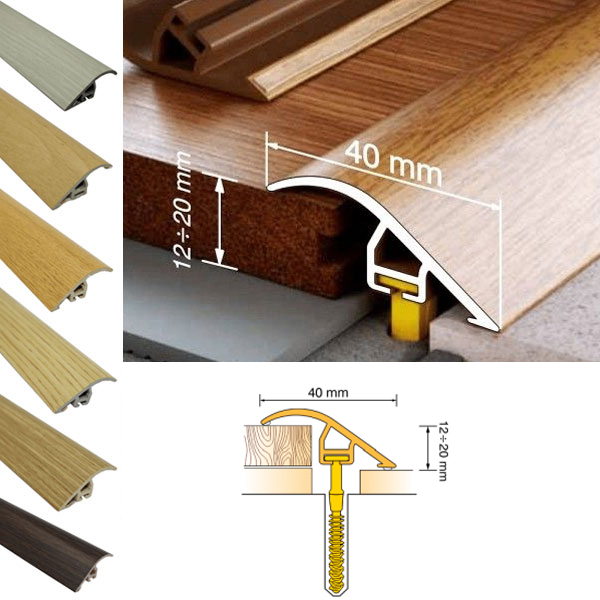 UPVC Wood Effect Door Threshold