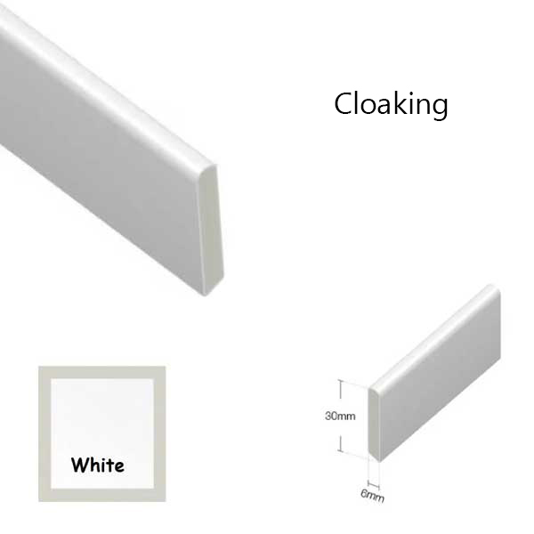 Wood Effect Plastic Trim For Window & Door Finishing Architrave - 1m Long