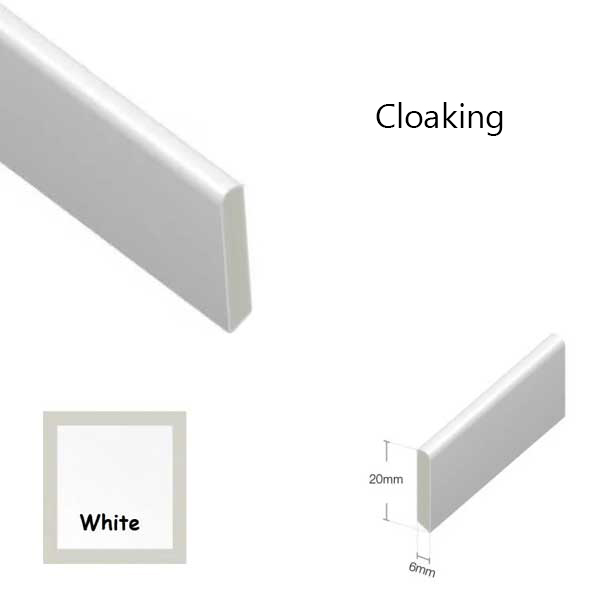 Wood Effect Plastic Trim For Window & Door Finishing Architrave - 1m Long